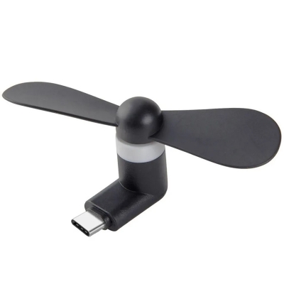 Picture of Type C Mini USB Phone Fan for Mobile phone-Black