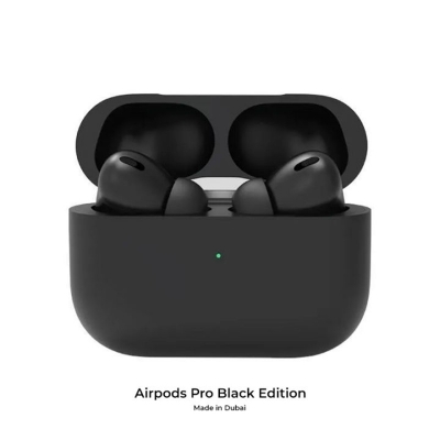 Picture of Apple AirPods Pro made in dubai with Wireless Charging Case-Black