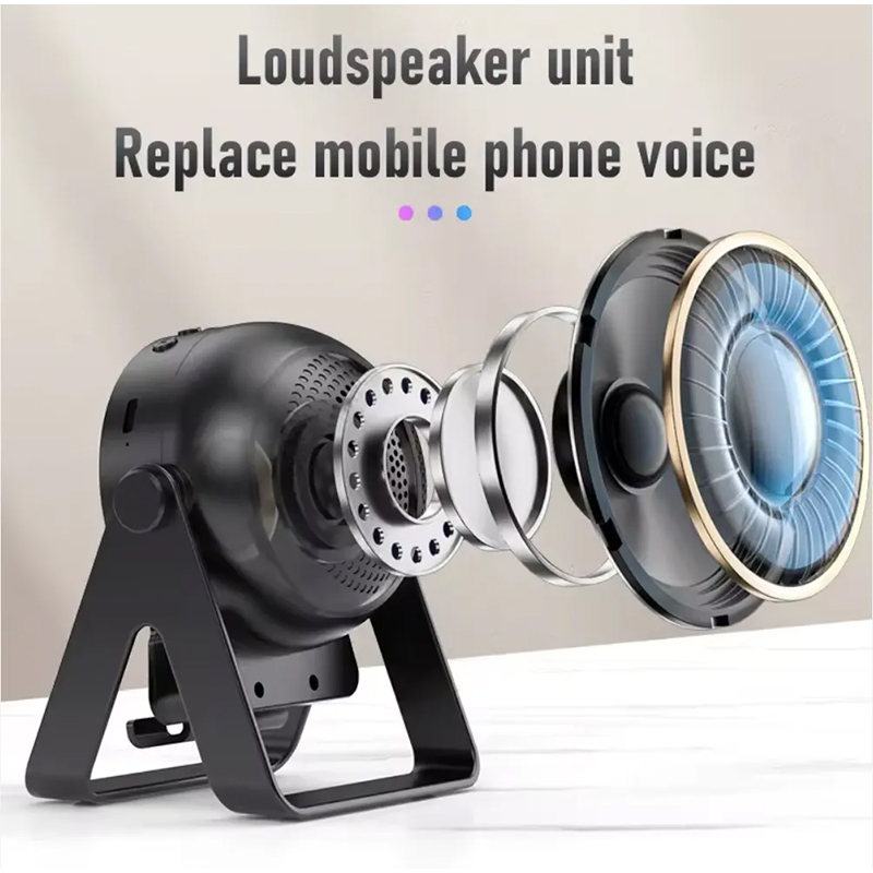 Picture of New ZF18 Wireless Speakers Phone Stand 5W LED RGB Lights Fashion Sound Speaker Bass Woofer Mini Speakers