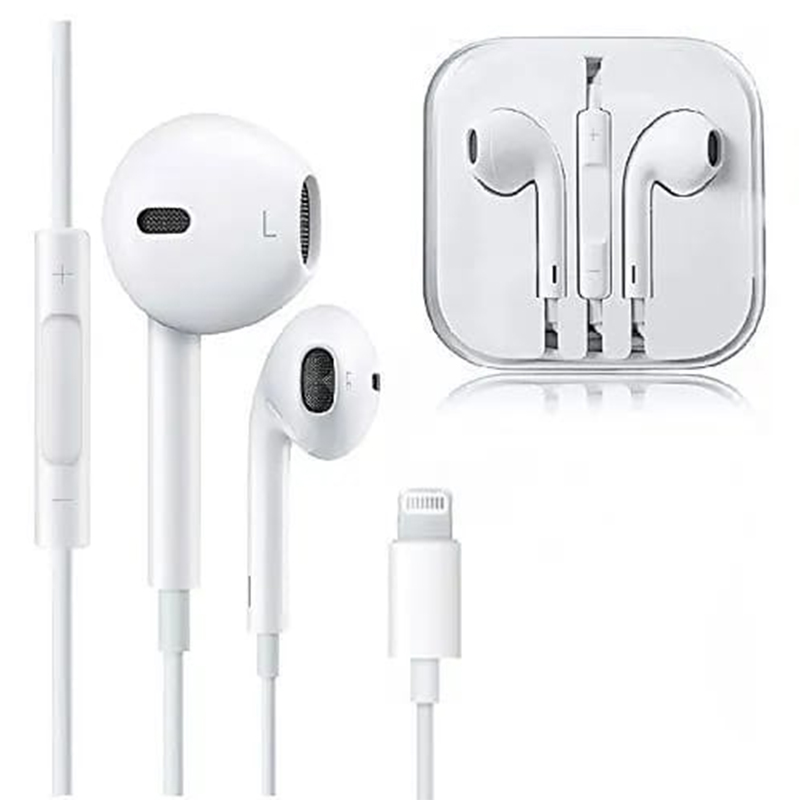 Picture of Iphone Earpods Lightning Connector - headphone - Ear Phone-White