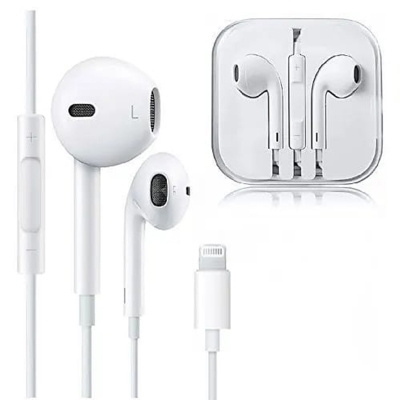 Picture of Iphone Earpods Lightning Connector - headphone - Ear Phone-White