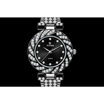 Picture of Magnetic Wrist Watch for girls and women - Watch For Women - Ladies Watch-Black