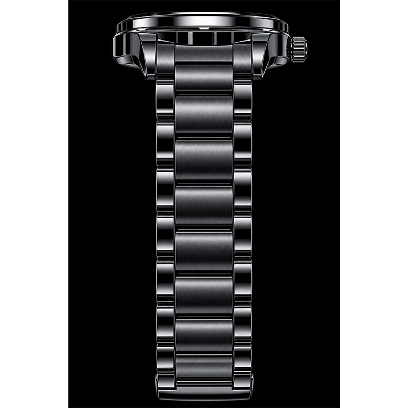 Picture of Watches for Men Stainless Steel Watch Luxury Watch-Black