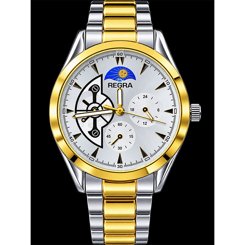 Picture of Watches for Men Stainless Steel Watch Luxury Watch-White