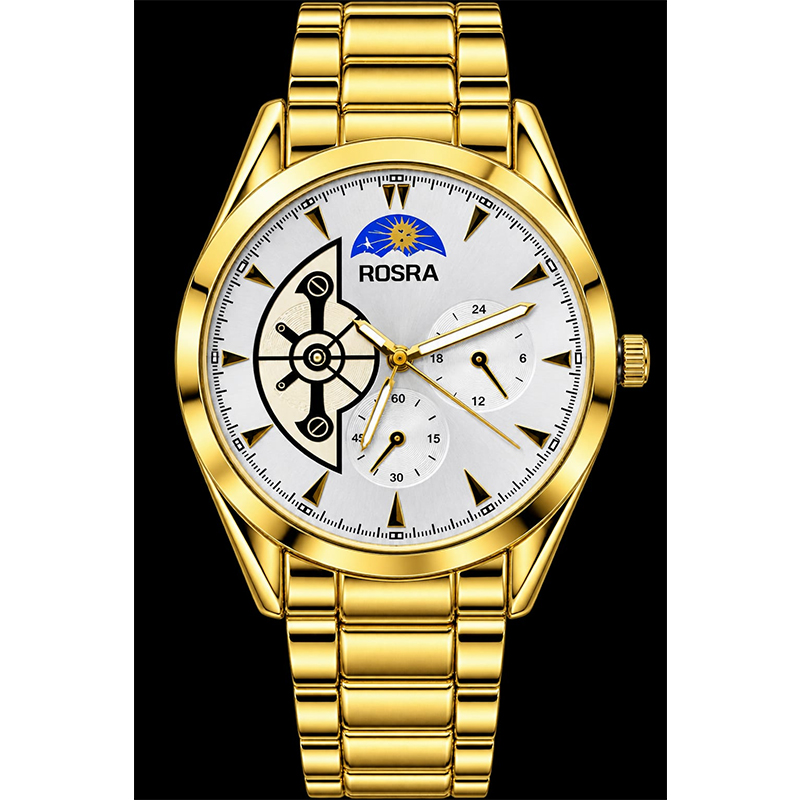 Picture of Watches for Men Stainless Steel Watch Luxury Watch-Gold
