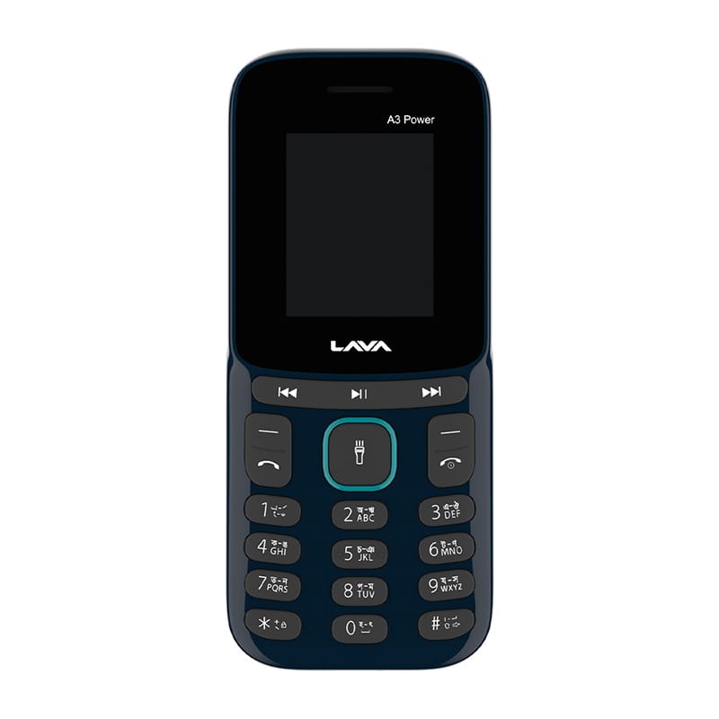 Picture of lava A3 power phone-Blue