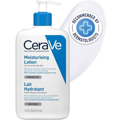 Picture of CeraVe Moisturizing Lotion For Dry Skin (473ml) - Formulated With 3 Essential Ceramides And Hyaluronic Acid