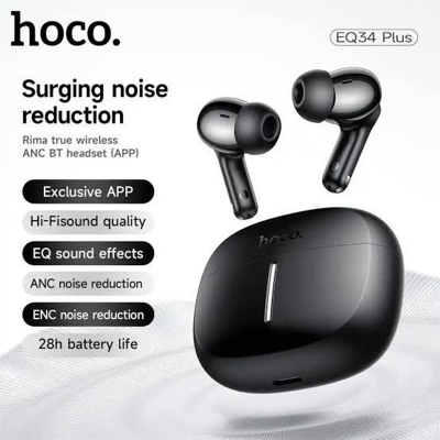 Picture of Hoco EQ34 Plus Rima New Wireless Earbuds Black