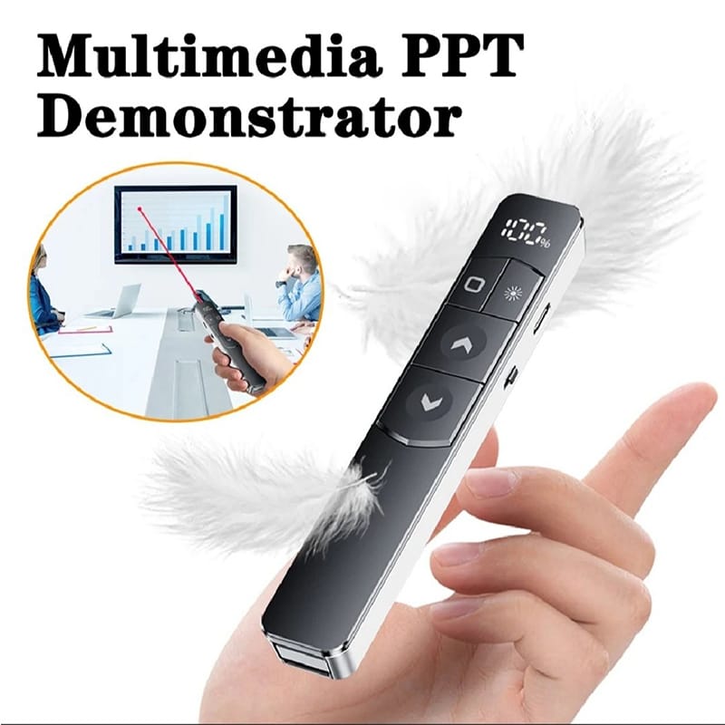 Picture of S10 2.4Ghz Wireless Presenter Remote Controller PPT Page Turner Black