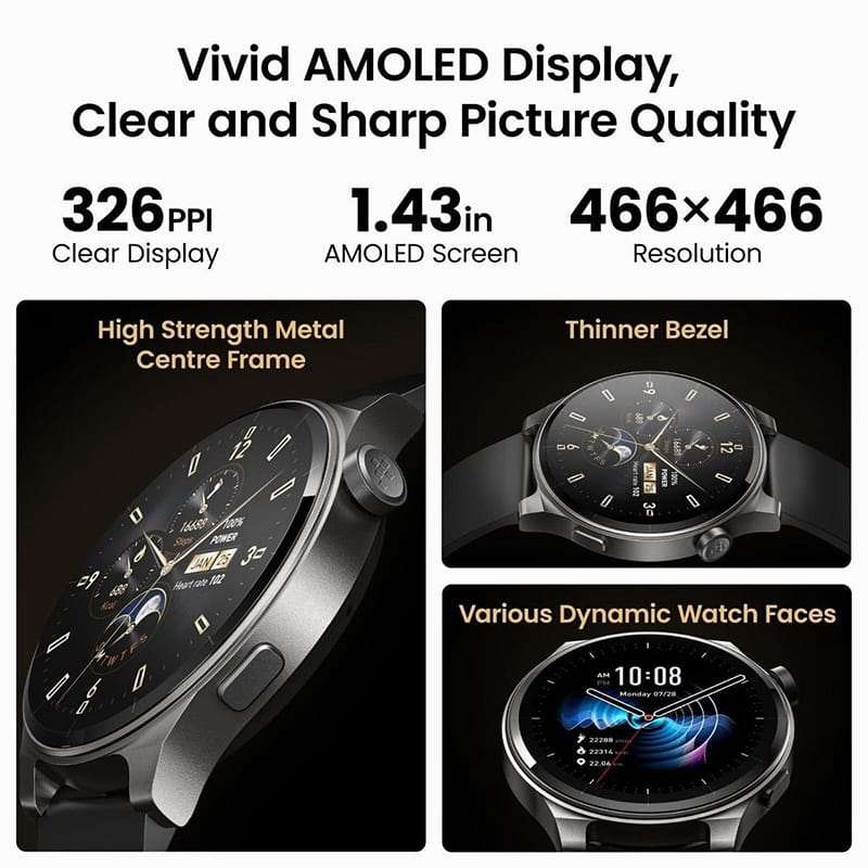 Picture of TOZO S5 Smartwatch Sport Mode Fitness Watch, Black