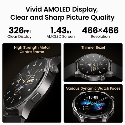 Picture of TOZO S5 Smartwatch Sport Mode Fitness Watch, Black