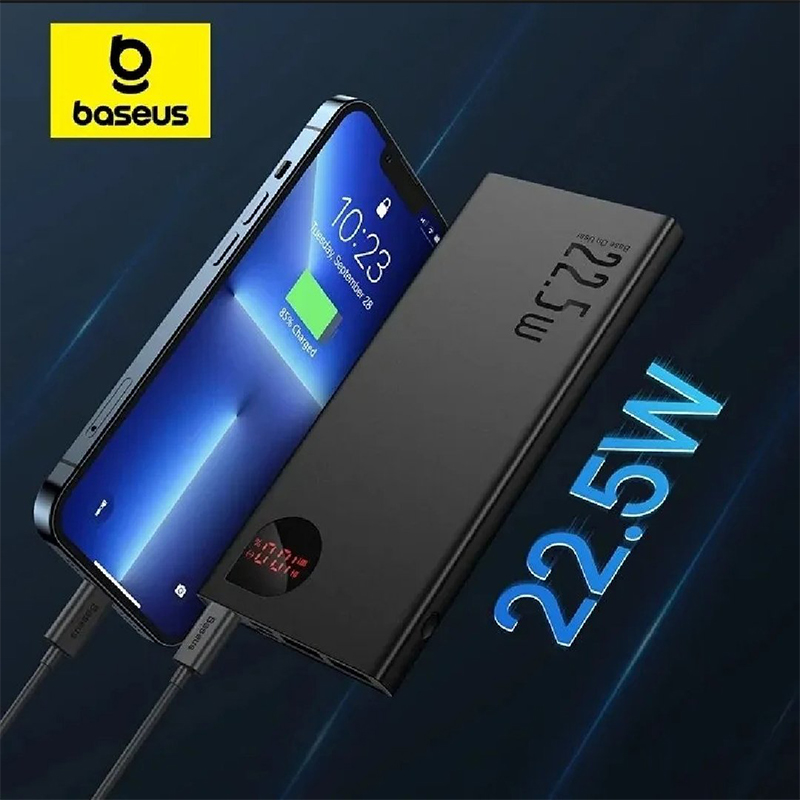 Picture of Baseus PPADM20S 20000mah Adaman Metal Fast Charging Power Bank (22.5W) Black