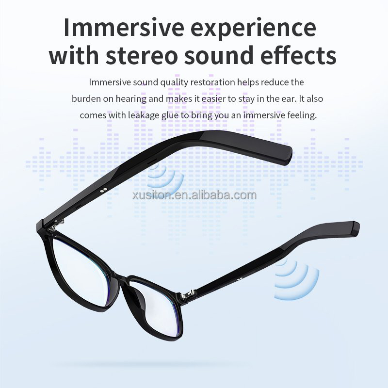 Picture of G05-T3 3-in-1 Magnetic Lens Smart Audio Glasses Black