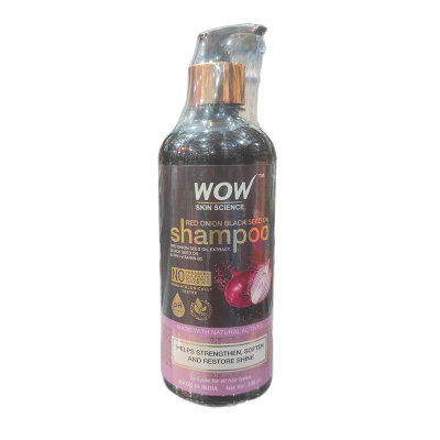 Picture of Wow Red Onion Black Seed Oil Shampoo with Red Onion Seed Oil Extract - 300 ml (India)