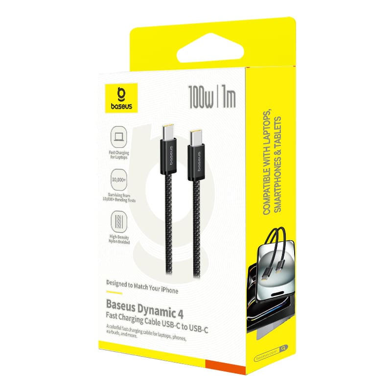 Picture of Baseus Dynamic 4 Fast Charging Data Cable USB-C to USB-C 100W