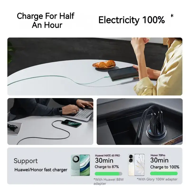 Picture of ANKER Cable USB-A to USB-C Cable 6A (1.0m), High Durability Type C Braided Charging Cable