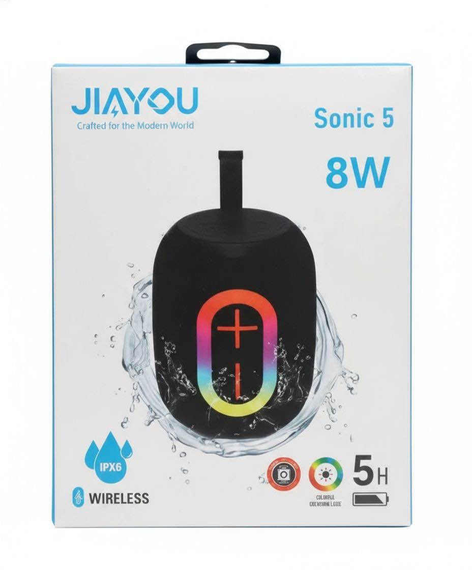 Picture of JIAYOU Sonic 5 Bluetooth Speaker (8W, Bluetooth 5.4, Type-C Charging)