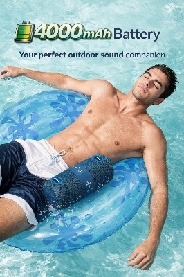 Picture of Jiayou Sonic 10 Portable Bluetooth Speaker with Belt, Bluetooth 5.4, 4000mAh Battery