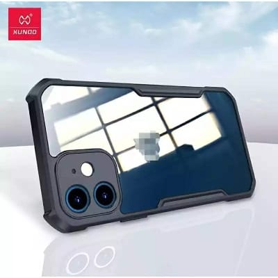 Picture of Xundd Case For iphone 12 Shockproof Transparent Phone Cover-Black