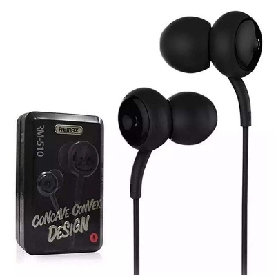 Picture of REMAX RM 510 In-Ear Earphone With Metal box-Black