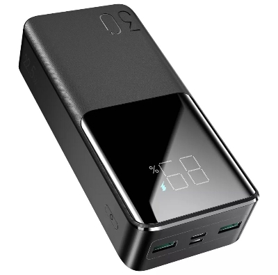 Picture of Joyroom JR-QP193 Super Fast 22.5W Power Bank 30000mAh-Black-Black