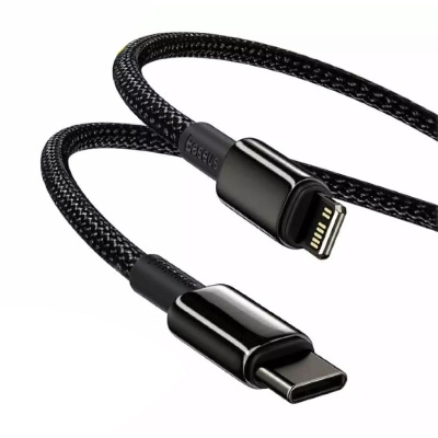 Picture of Baseus USB C to Lighting Cable for iPhone 20W PD Fast Charge-1M-Black