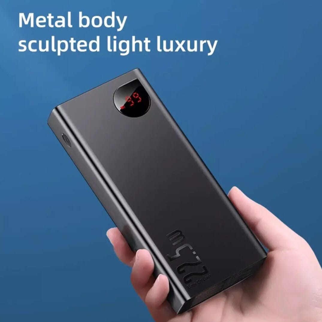 Picture of Baseus Adaman 22.5W 20000mAh Metal Digital Display Quick Charge Power Bank-Black
