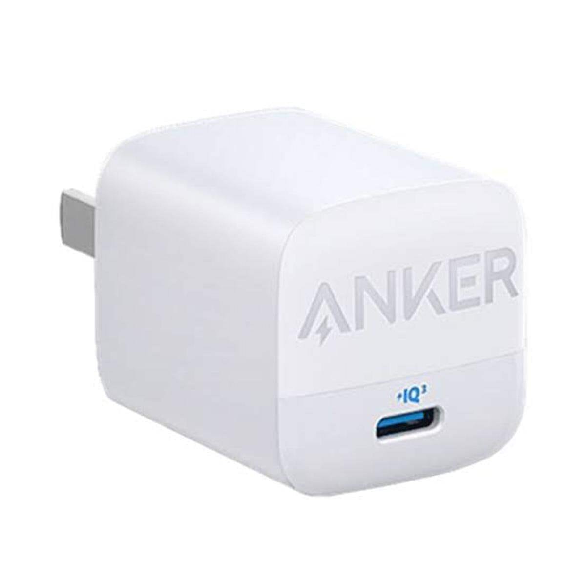 Picture of Anker 313 GaN 30W Foldable Charger USB C Power IQ 3.0-White
