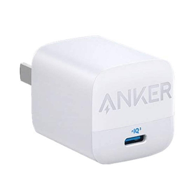 Picture of Anker 313 GaN 30W Foldable Charger USB C Power IQ 3.0-White