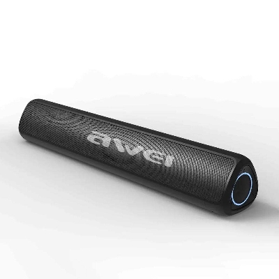 Picture of Awei Y333 Portable Waterproof Bluetooth Speaker HiFi Heavy Bass Sound bar-Black