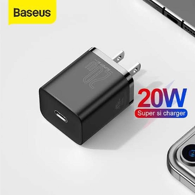 Picture of Baseus 20W Type-C Fast Charger Adapter-Black