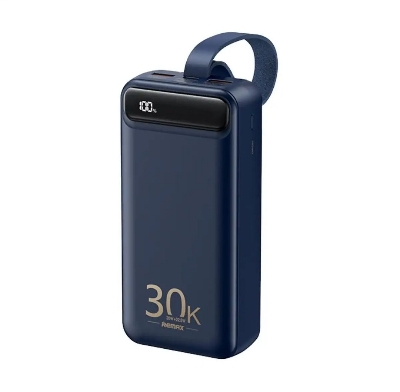 Picture of REMAX RPP-522 20W+22.5W PD+QC Powerbank 30000 mah Portable Smart Multi-compatible Fast Charging Power Bank 30000mah-BLUE-Blue