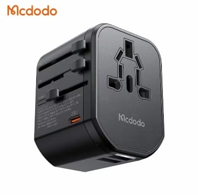 Picture of Mcdodo CP-3471 PD 20W Fast Charging Universal Travel Adapter-Black