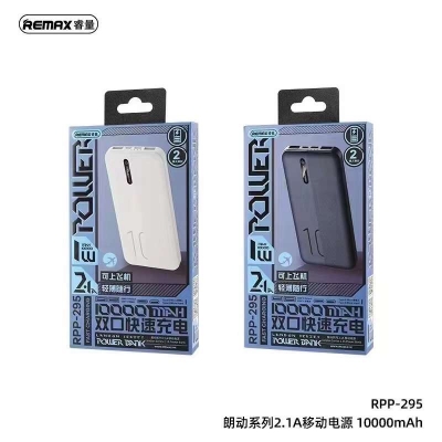 Picture of Remax RPP-295 10000mAh London Series Fast Charging Power Bank-Black