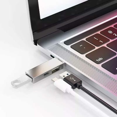 Picture of WIWU T02 PRO USB TYPE-C HUB-Silver