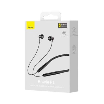 Picture of Baseus Bowie P1 Half-In-ear Neckband Wireless Earphone-Black