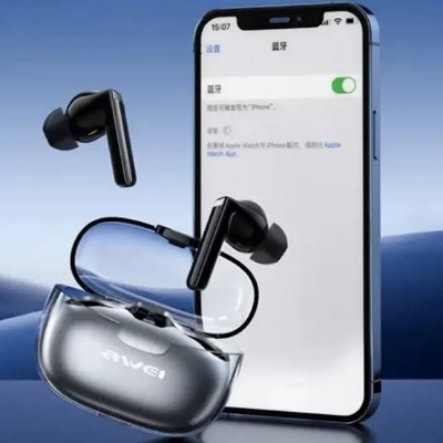 Picture of Awei T52 TWS Bluetooth Gaming Earbuds-Black