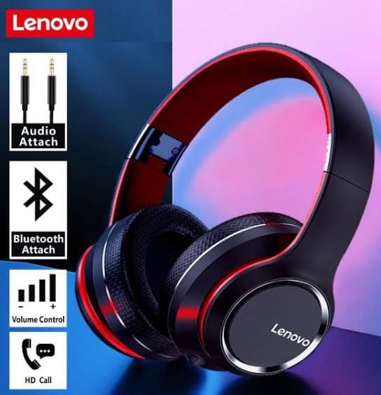 Picture of Lenovo HD200 Bluetooth Wireless Headphone-Black