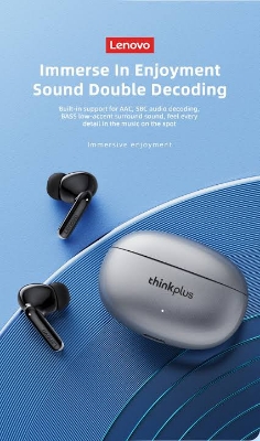 Picture of Lenovo XT88 Bluetooth earbuds Wireless Headphones HIFI Stereo Noise Reduction Bass...-Black