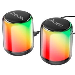 Picture of Hoco BS56 RGB 2-in-1 Wired Bluetooth computer speaker-Black