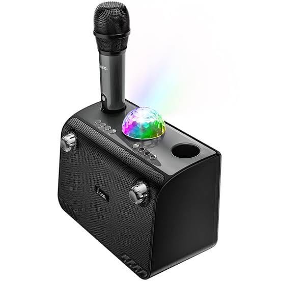 Picture of HOCO BS41 Plus Double Mic Karaoke Wireless Bluetooth Speaker-Aqua