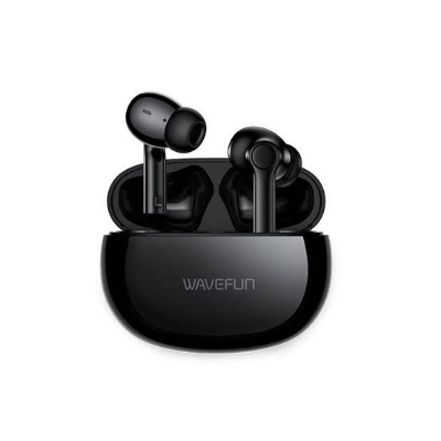 Picture of WaveFun Star wireless Music & Gaming Mode ENC Earbuds-Black