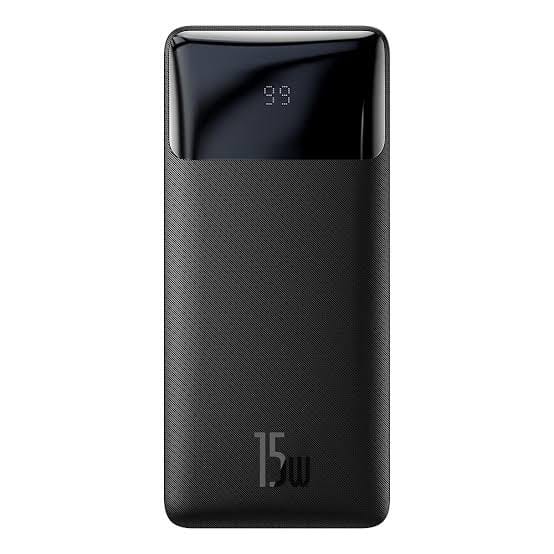 Picture of Baseus Bipow 10000mAh 15W Digital Display Fast Charging Power bank-Black