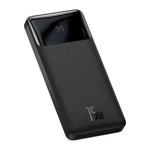 Picture of Baseus Bipow 10000mAh 15W Digital Display Fast Charging Power bank-Black