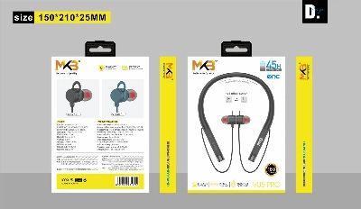Picture of MKB V05 Pro Magnetic Wireless Headset-Black