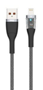 Picture of MKB UL35 Braided 3A Lightning Cable-Black