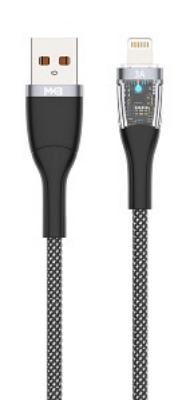 Picture of MKB UL35 Braided 3A Lightning Cable-Black