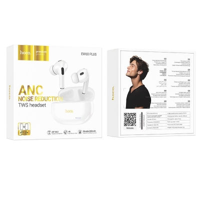 Picture of Hoco EW60 Plus Wireless ANC BT Headset-White