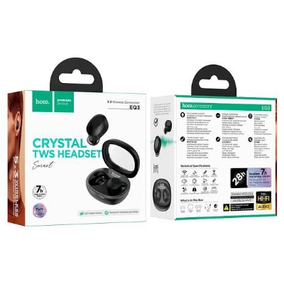 Picture of Hoco EQ3 TWS Wireless Earbuds-Black