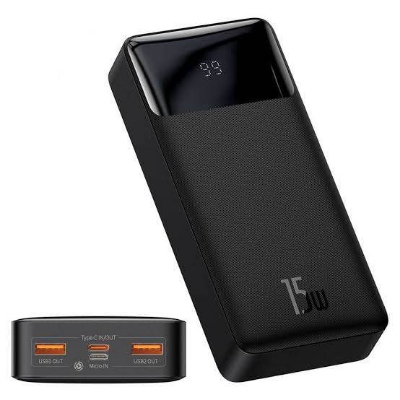 Picture of Baseus Power Bank Bipow Digital Display 20000mAh 15W-Black